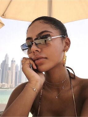 Vintage Chanel Rimless Sunglasses